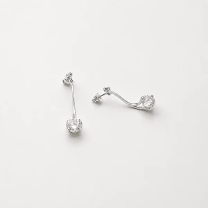 Kolczyki Srebrne 925 z Cyrkoniami „Zircon Drop”