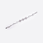 Bransoletka  z fioletowym uleksytem KWIAT