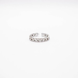 Obrączka srebrna regulowana ,,Serduszka”