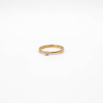 Pierścionek zaręczynowy ROMANTIC z diamentem 0,076ct